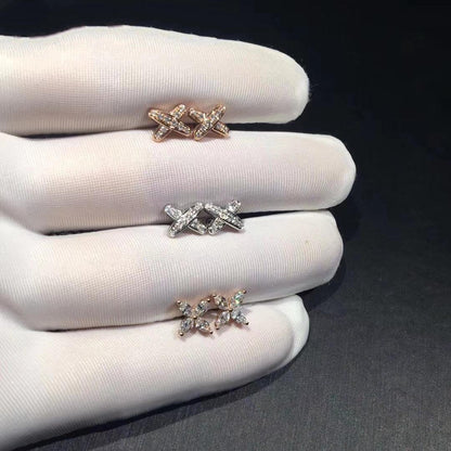 [⭐Hyrra Jewelry]JEUX DE DIAMOND EARRINGS