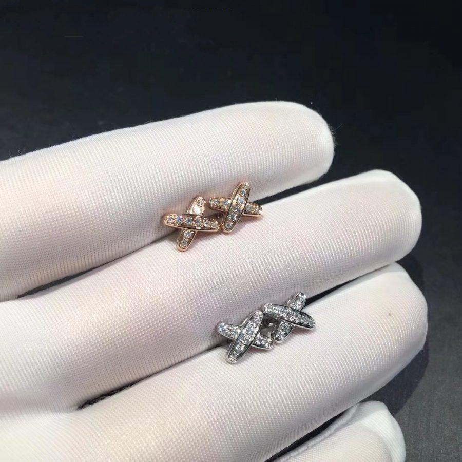 [⭐Hyrra Jewelry]JEUX DE DIAMOND EARRINGS
