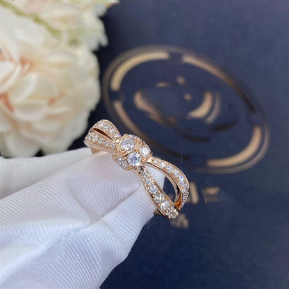 [⭐Hyrra Jewelry]LIENS PINK GOLD DIAMOND RING