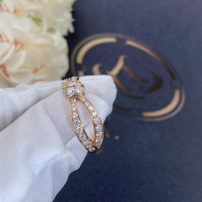 [⭐Hyrra Jewelry]LIENS PINK GOLD DIAMOND RING