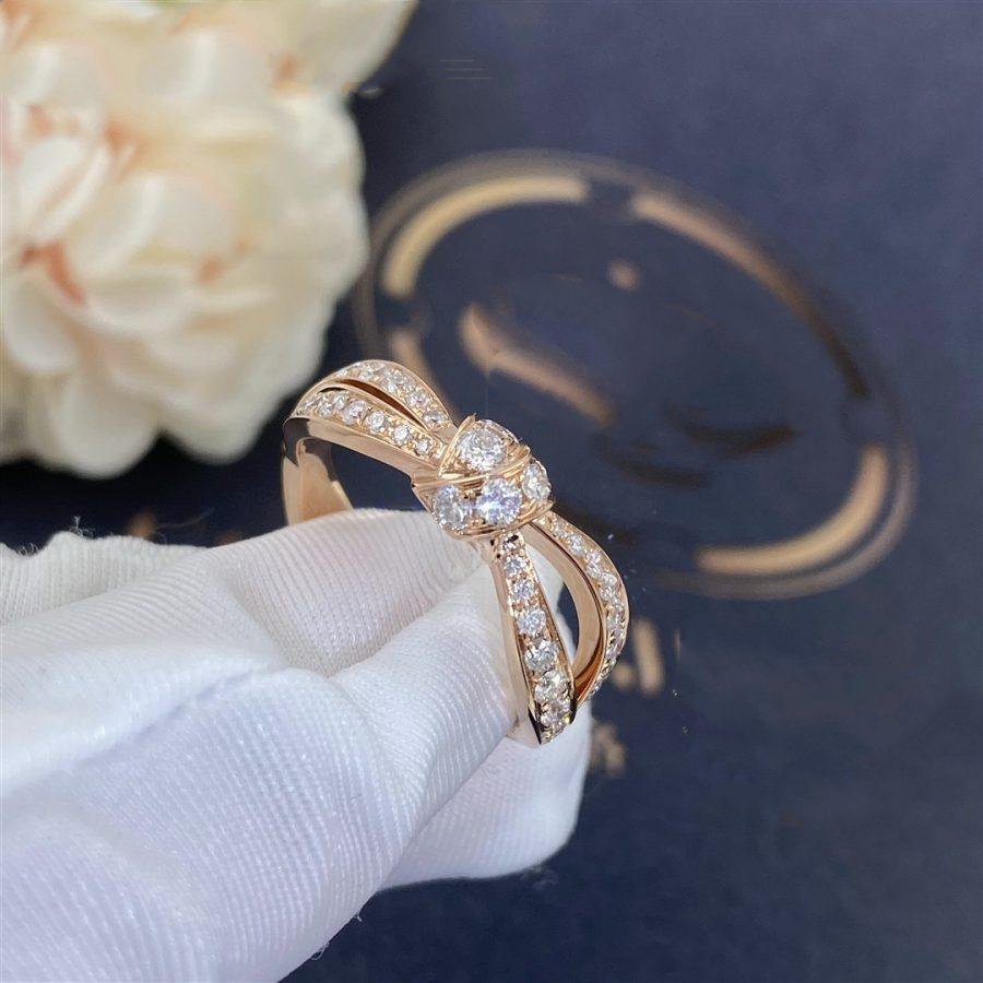 [⭐Hyrra Jewelry]LIENS PINK GOLD DIAMOND RING