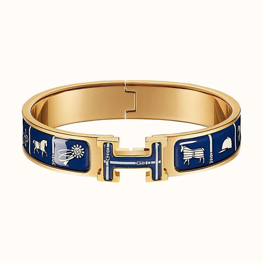 [⭐Hyrra Jewelry]H COUVERTURES DARK BLUE BRACELET