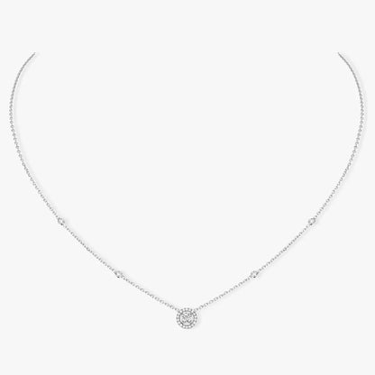 [⭐Hyrra Jewelry]Diamond Necklace 0,20ct Brilliant Shape Joy