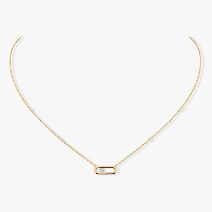 [⭐Hyrra Jewelry]MOVE UNO DIAMOND NECKLACE