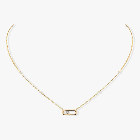 [⭐Hyrra Jewelry]MOVE UNO DIAMOND NECKLACE