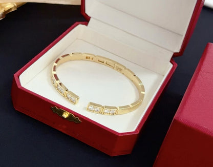 [⭐Hyrra Jewelry jewelrys]LOVE DIAMOND OPEN  BRACELET