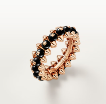 [⭐Hyrra Jewelry]CLASH ELEGANT ROSE GOLD RING FEATURING NATURAL AGATE