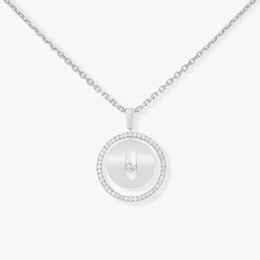 [⭐Hyrra Jewelry]Demo MOVE PM NECKLACE SILVER DIAMOND