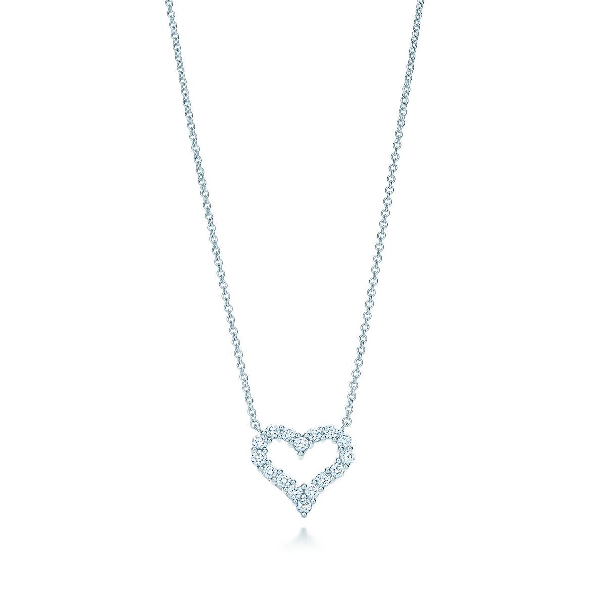 [Hyrra Jewelry]HEART-SHAPED DIAMOND NECKLACE
