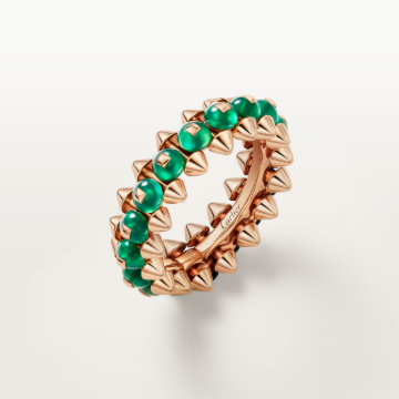 [⭐Hyrra Jewelry]CLASH ELEGANT ROSE GOLD RING FEATURING NATURAL AGATE