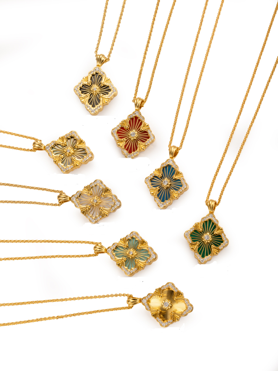 [⭐Hyrra Jewelry] B.C.L BIG SIZE  ENAMEL NECKLACE（Various colors）