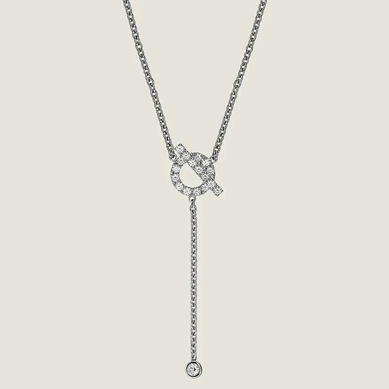 [⭐Hyrra Jewelry]FINESSE SILVER DIAMOND NECKLACE