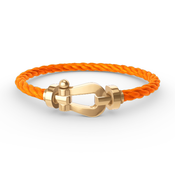 [⭐Hyrra Jewelry]FORCE LARGE HORSESHOE NO DIAMOND BRACELET GOLD