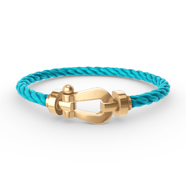 [⭐Hyrra Jewelry]FORCE LARGE HORSESHOE NO DIAMOND BRACELET GOLD