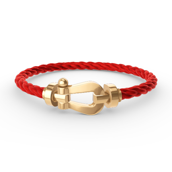 [⭐Hyrra Jewelry]FORCE LARGE HORSESHOE NO DIAMOND BRACELET GOLD