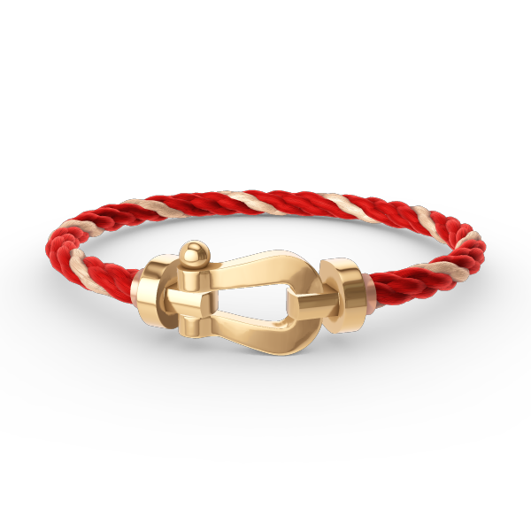 [⭐Hyrra Jewelry]FORCE LARGE HORSESHOE NO DIAMOND BRACELET GOLD