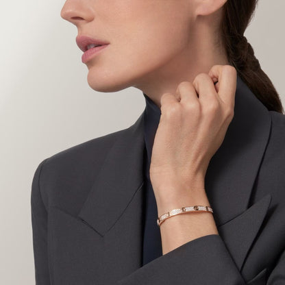 [⭐Hyrra Jewelry]LOVE BRACELET 4.8MM DIAMOND-PAVED
