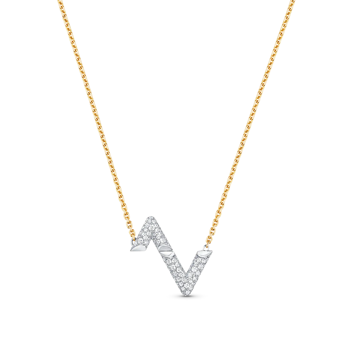 [⭐Hyrra Jewelry]VOLT SILVER DIAMOND PEDANT NECKLACE