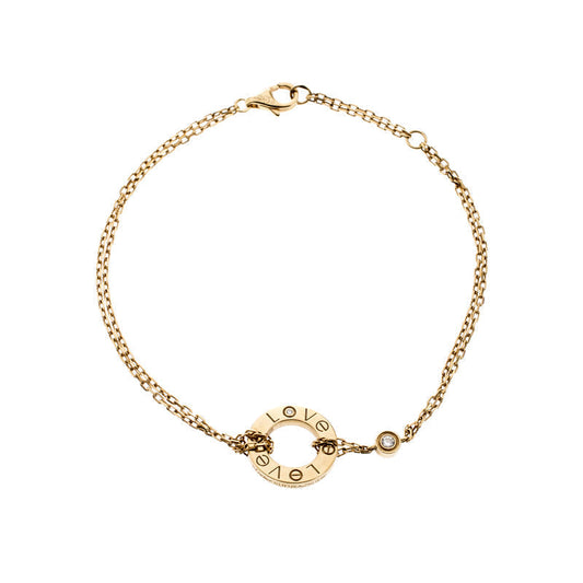 [⭐Hyrra Jewelry]LOVE BRACELET 2 DIAMOND