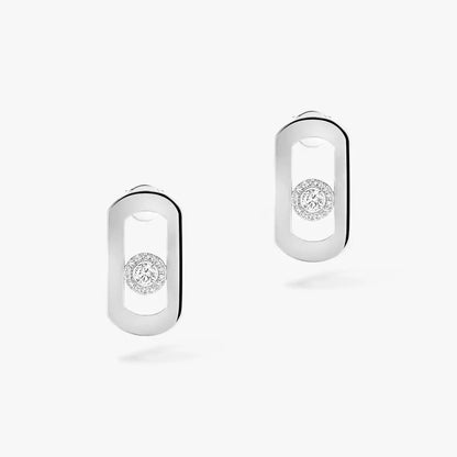 [⭐Hyrra Jewelry]So Move Diamond Earrings in Yellow Gold