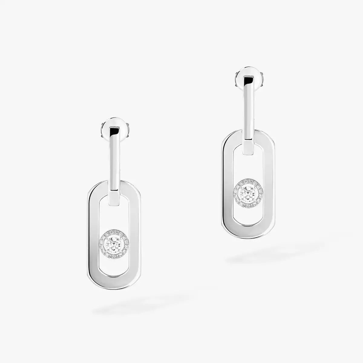 [⭐Hyrra Jewelry]So Move XL Diamond Pendant Earrings