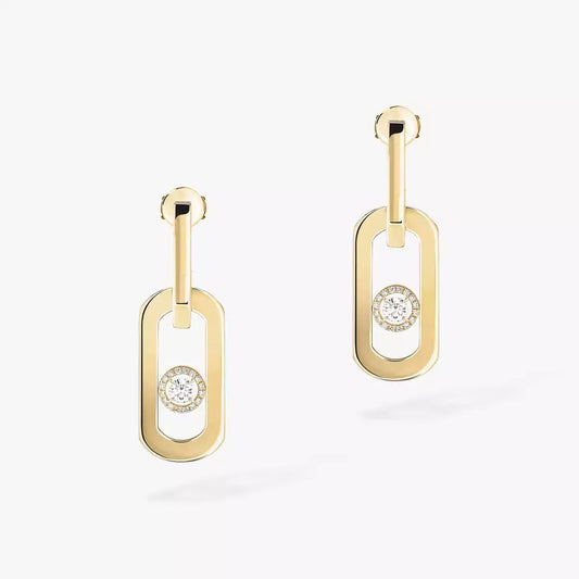 [⭐Hyrra Jewelry]So Move XL Diamond Pendant Earrings