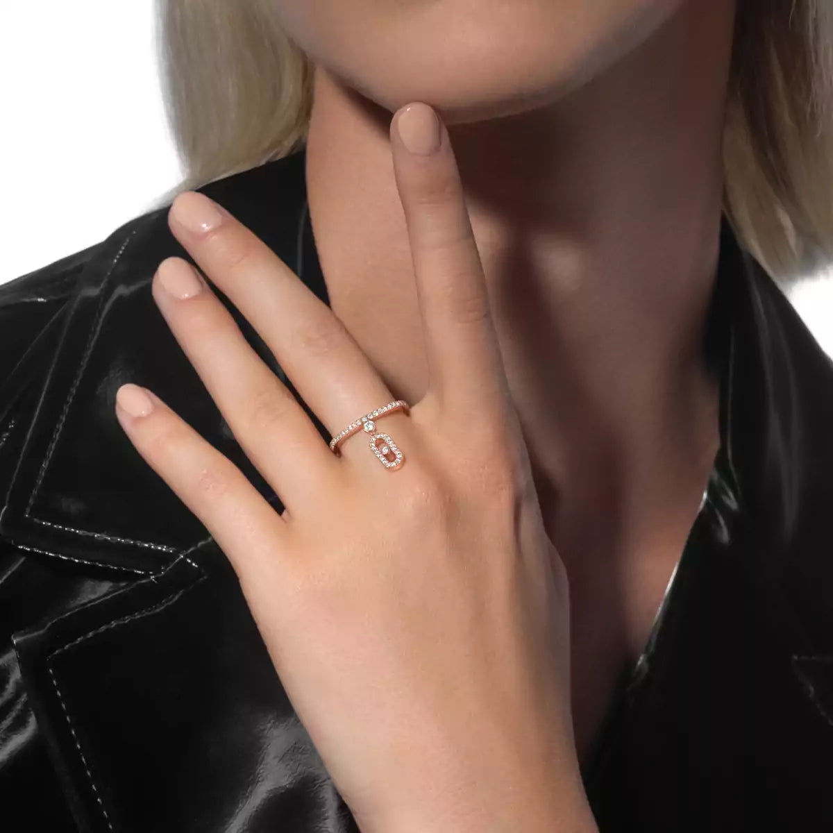 [⭐Hyrra Jewelry]Move Uno Diamond Ring