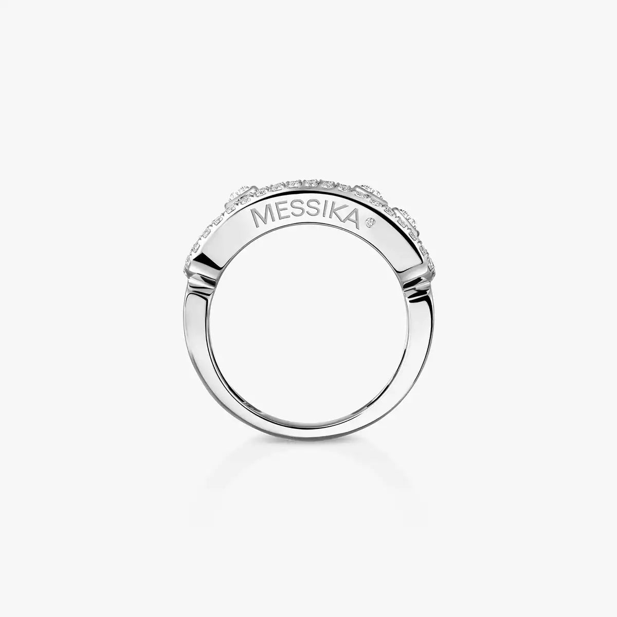 [⭐Hyrra Jewelry] Move Gold Diamond Pave_ Ring