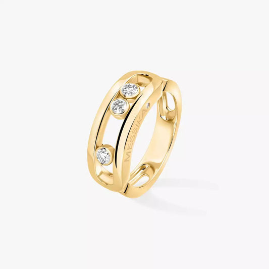 [⭐Hyrra Jewelry] MoveGold Diamond Ring