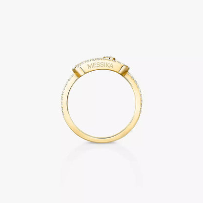 [⭐Hyrra Jewelry]Move Uno Diamond Ring in Gold