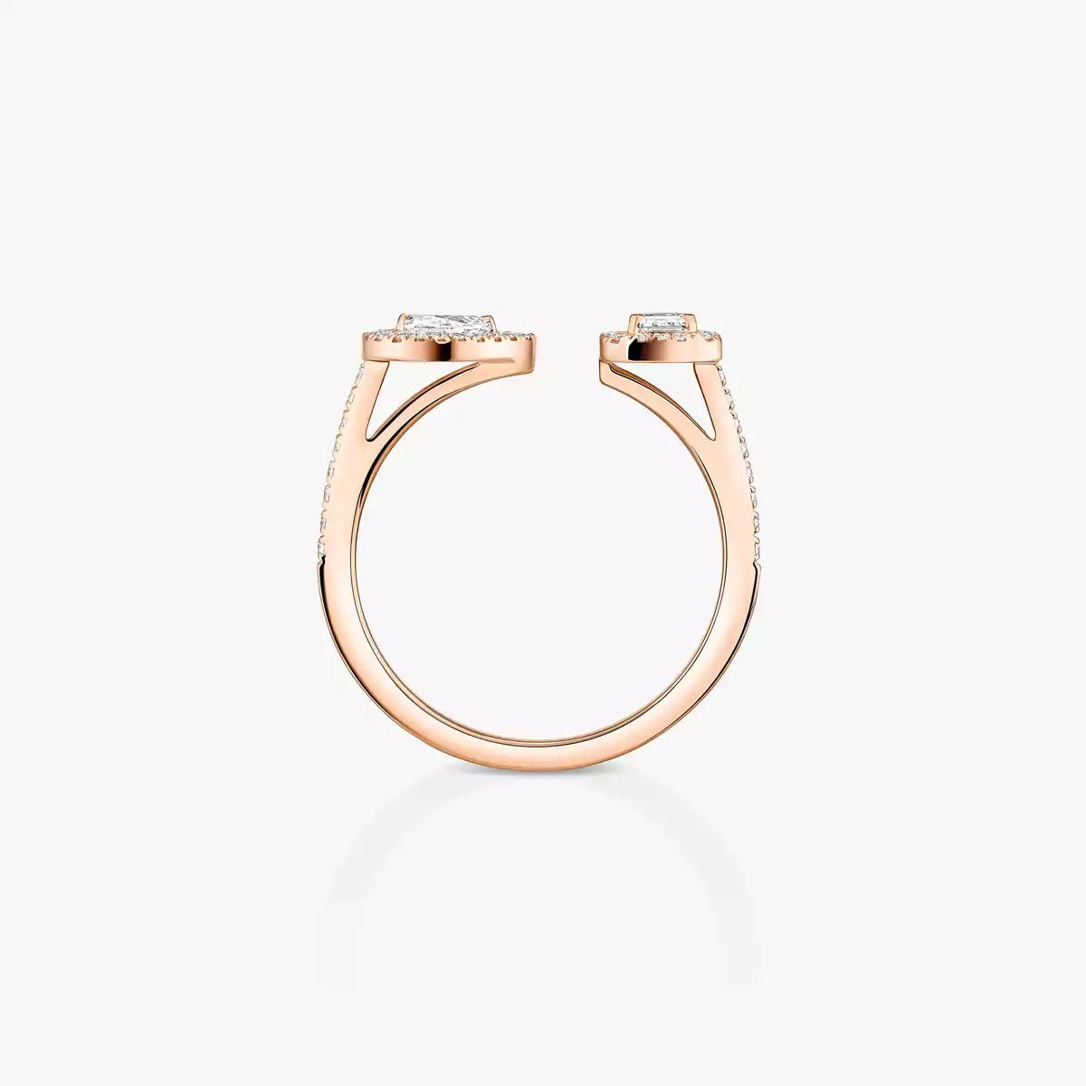 [⭐Hyrra Jewelry]My Twin Toi Gold Diamond Ring