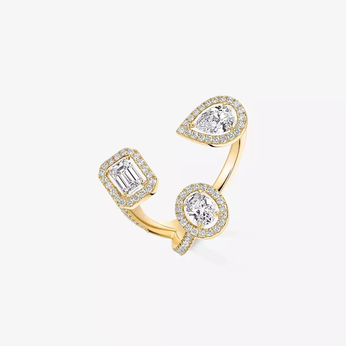 [[⭐Hyrra Jewelry] Diamond Ring 0,25ct My Twin Trilogy
