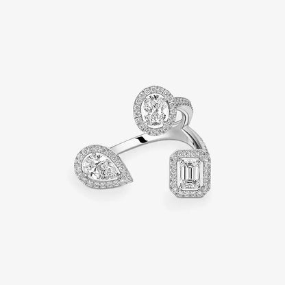 [[⭐Hyrra Jewelry] Diamond Ring 0,25ct My Twin Trilogy