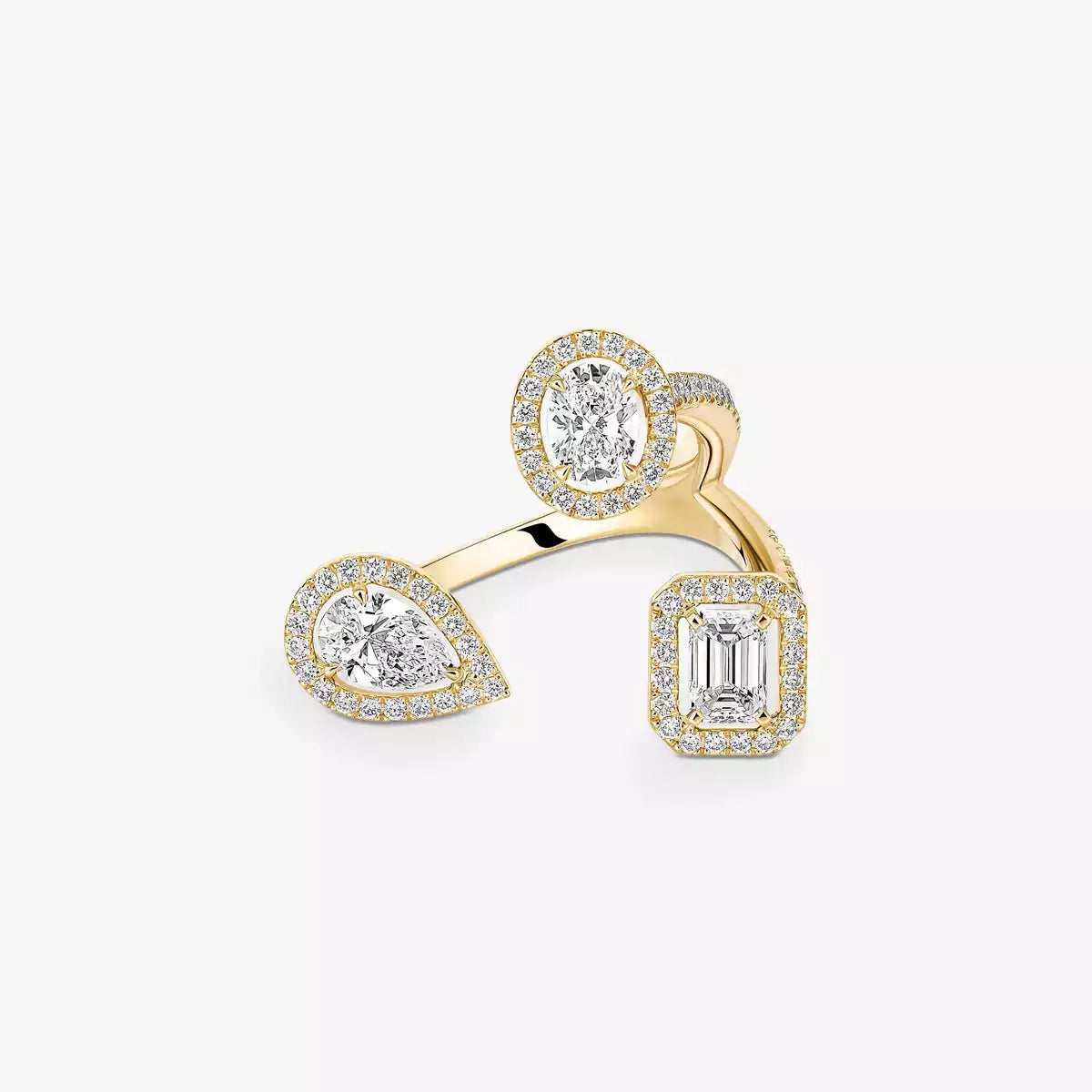[[⭐Hyrra Jewelry] Diamond Ring 0,25ct My Twin Trilogy