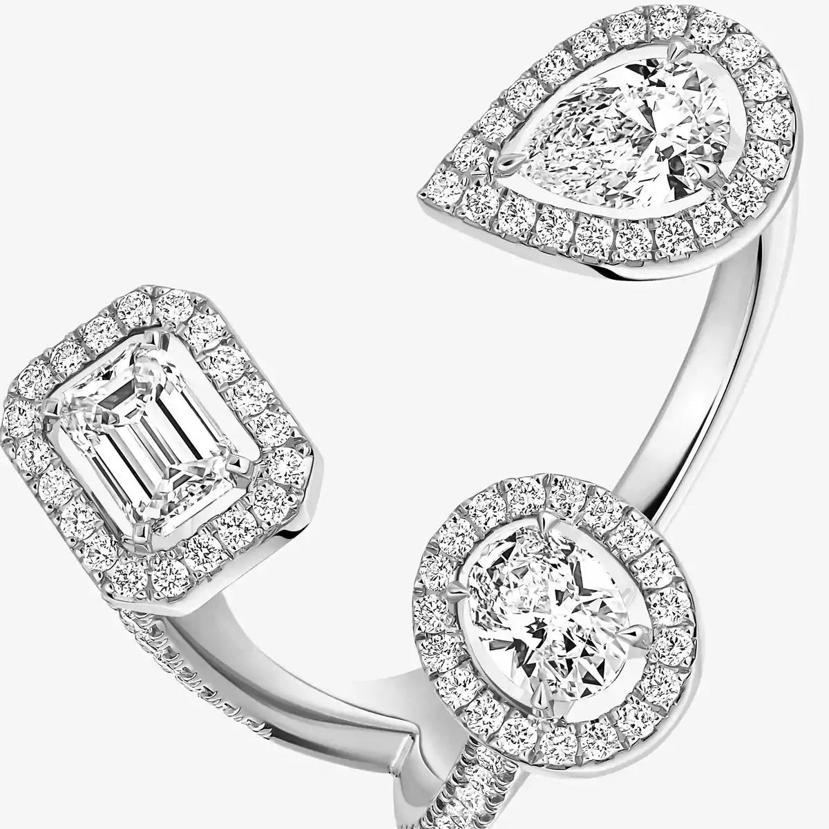 [[⭐Hyrra Jewelry] Diamond Ring 0,25ct My Twin Trilogy