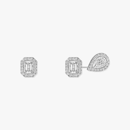 [⭐Hyrra Jewelry]Diamond Earrings 0,10ct My Twin 1+2