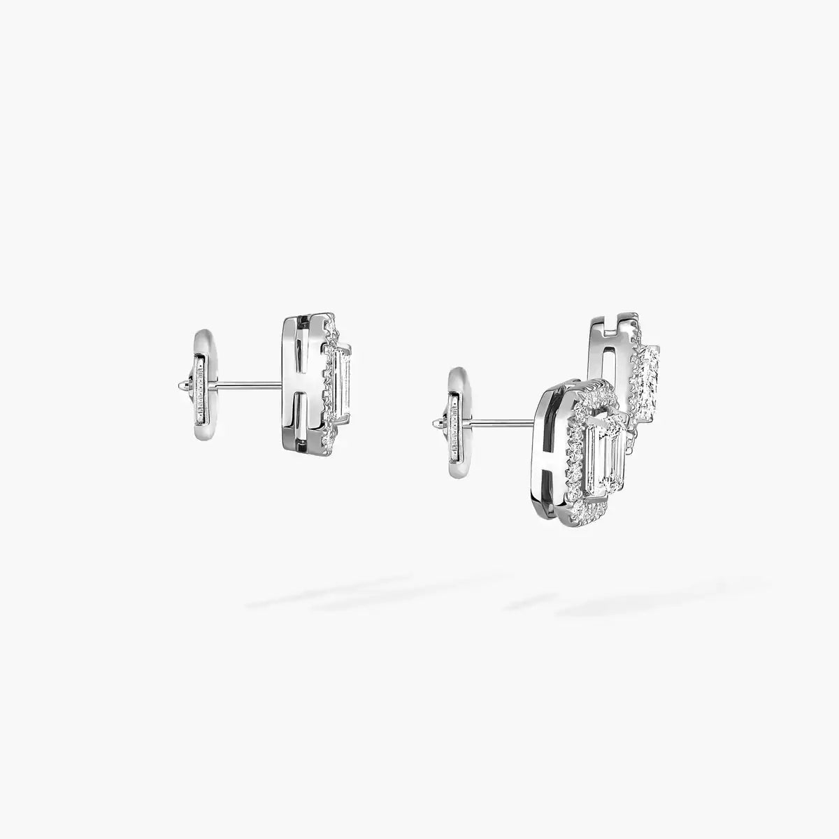 [⭐Hyrra Jewelry]Diamond Earrings 0,10ct My Twin 1+2