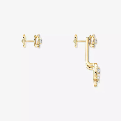 [⭐Hyrra Jewelry] My Twin Trio  Diamond Earrings