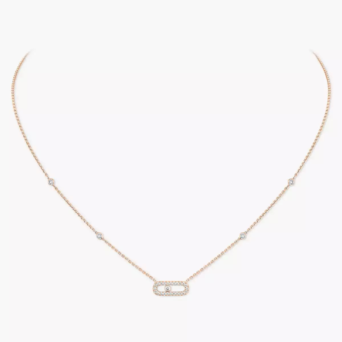 [⭐Hyrra Jewelry]Diamond Necklace Move Uno
