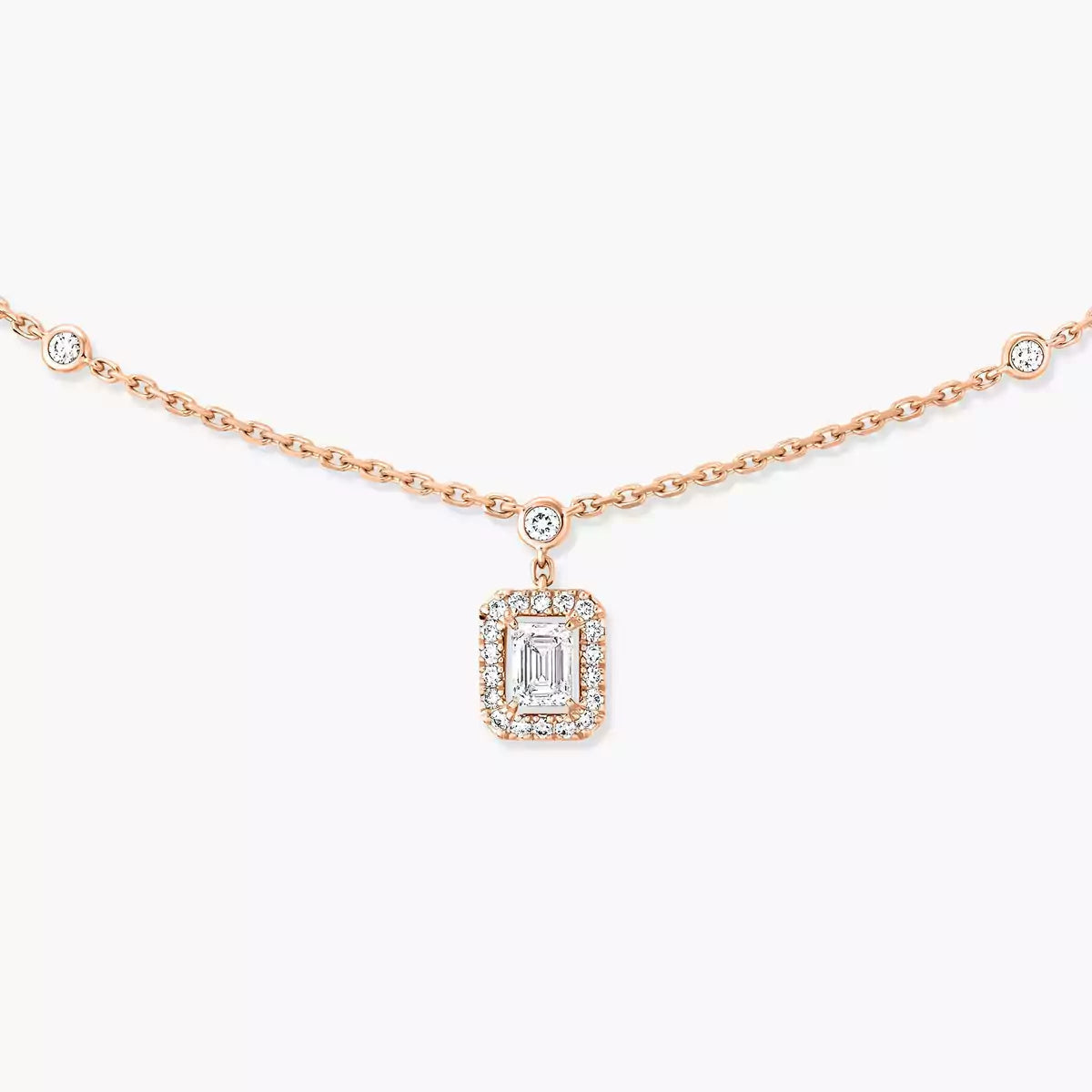 [⭐Hyrra Jewelry]My Twin Diamond Necklace in Silver