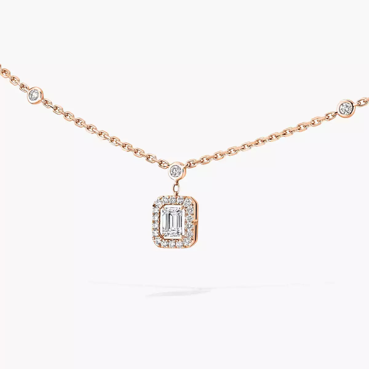 [⭐Hyrra Jewelry]My Twin Diamond Necklace in Silver