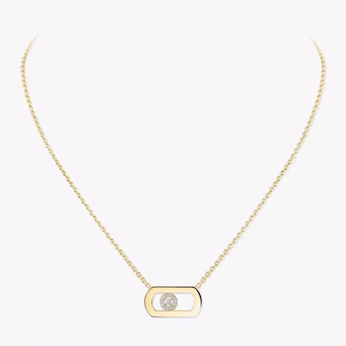 [⭐Hyrra Jewelry]So Move Diamond Necklace in Gold