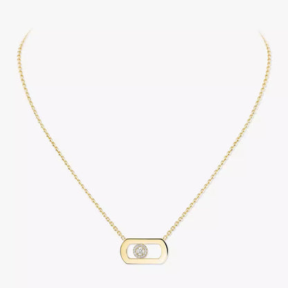 [⭐Hyrra Jewelry]So Move Diamond Necklace in Gold