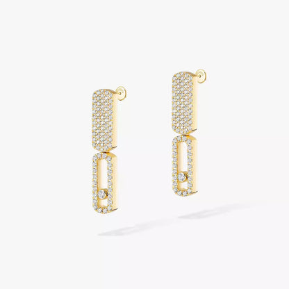 [⭐Hyrra Jewelry]Imperial Move SM Diamond Earrings