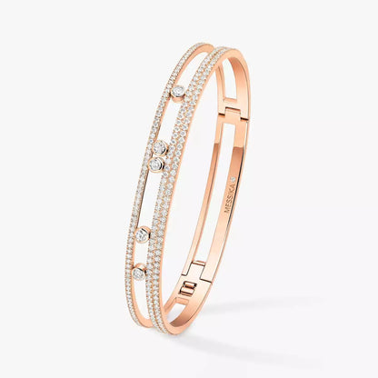 [⭐Hyrra Jewelry]Move Romane pavé bangle