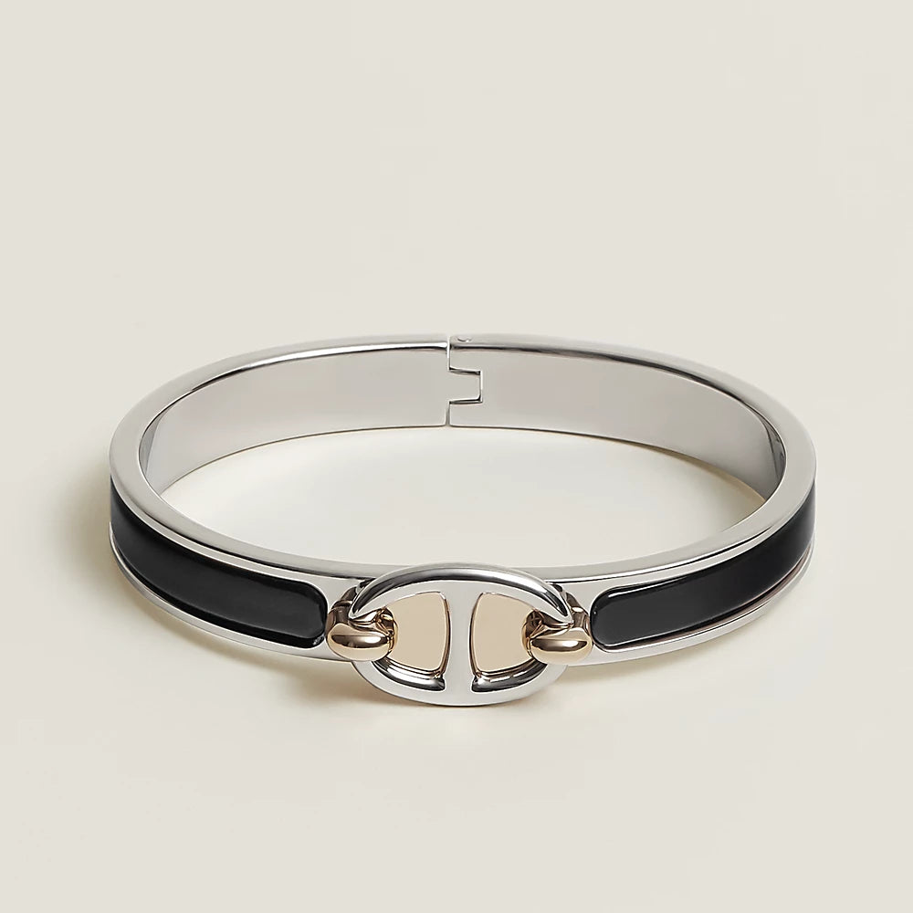 [⭐Hyrra Jewelry]CLIC CHAINE SILVER BRACELET