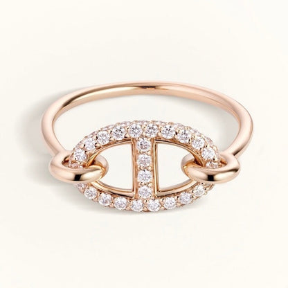 [⭐Hyrra Jewelry]RONDE SMALL DIAMOND RING