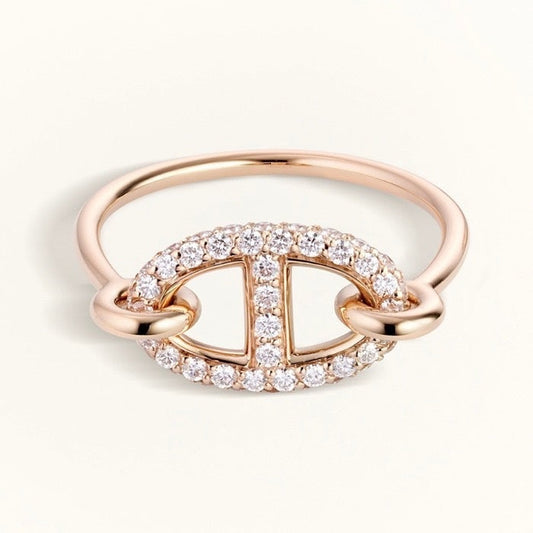 [⭐Hyrra Jewelry]RONDE SMALL DIAMOND RING