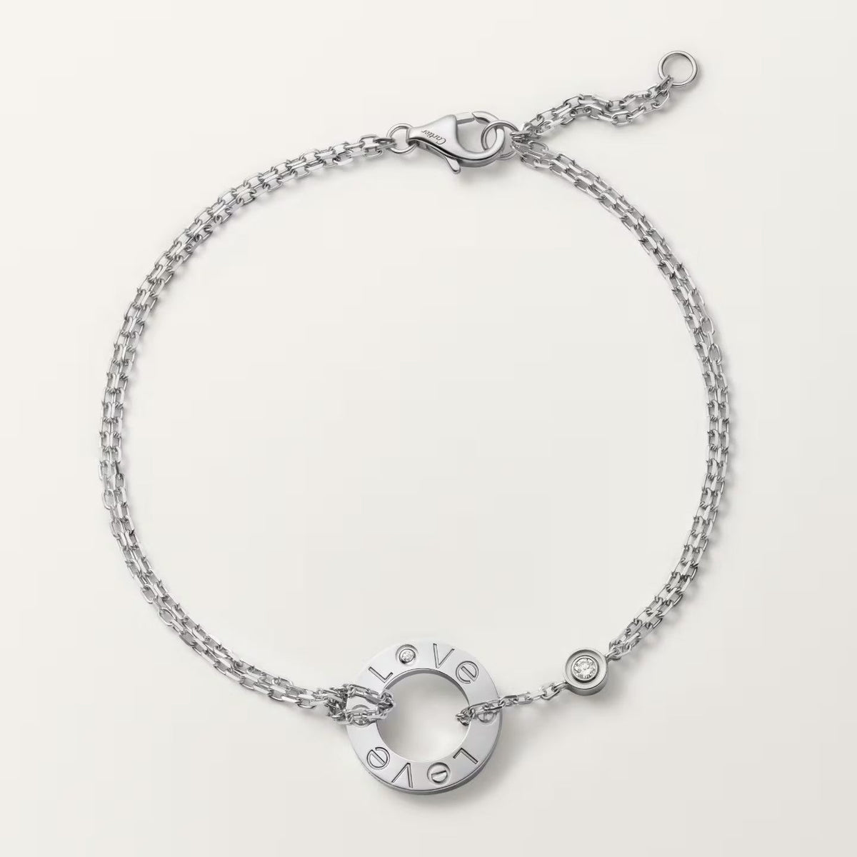[⭐Hyrra Jewelry]LOVE BRACELET 2 DIAMOND