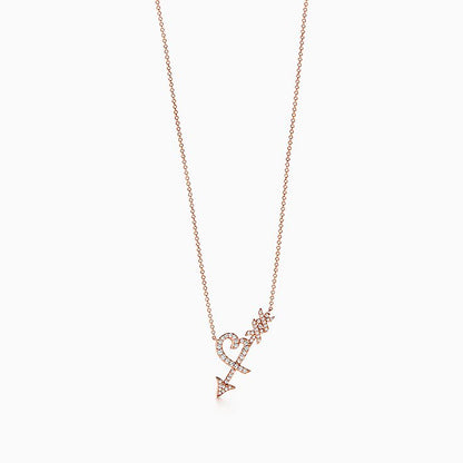 [Hyrra Jewelry]COLGANTE HEART & ARROW NECKLACE